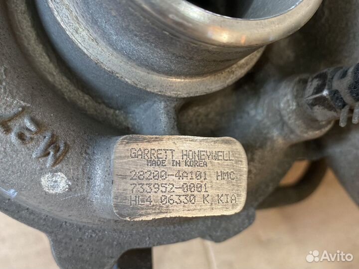 Турбина 28200-4A101 Kia Sorento 2.5crdi D4CB