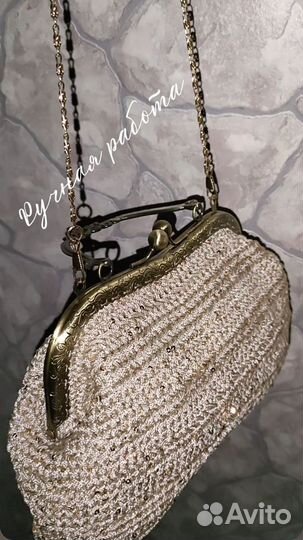 Винтажная сумка ручной работы