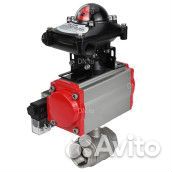 Кран шаровой DN.ru BV3232P(2pc) -FP-T-ISO-H Ду20 Ру63, полнопроходной внутренняя резьба, нержавеющая