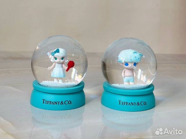 Набор из 2-х стеклянных шаров Tiffany & Со