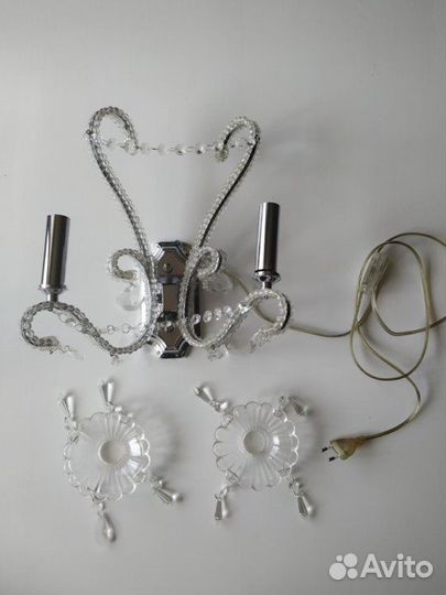 Бра хрустальное