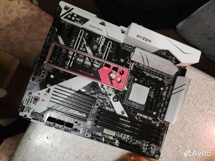 Материнская плата am4 x370 killer sli