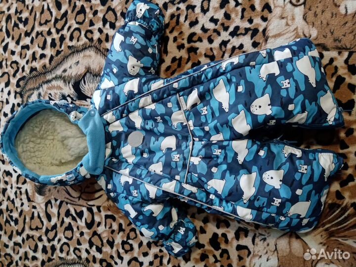 Детский зимний комбинезон