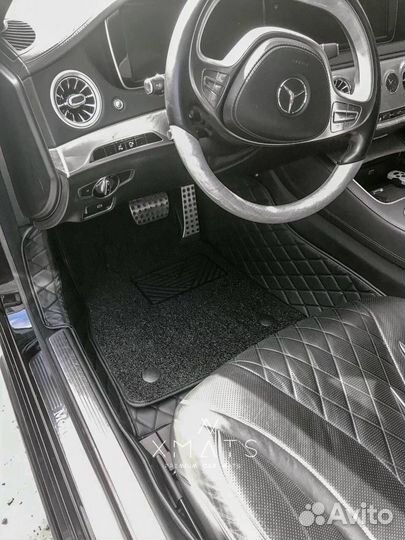 Коврики из экокожи для Mercedes-Benz S-Class W222