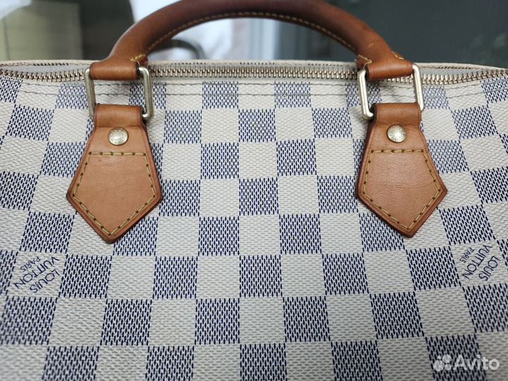 Louis Vuitton Speedy 30 Damier Azur оригинал