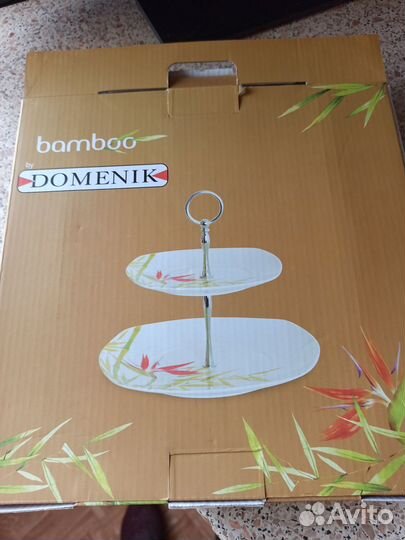 Этажерка 2-х ярусная Domenik Bamboo