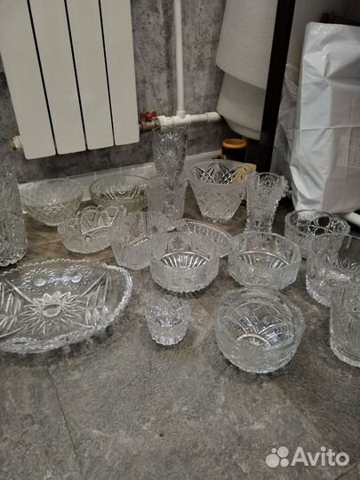 Ваза хрустальная СССР. Ваза СССР