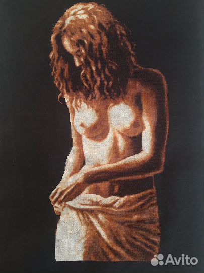 Готовая вышивка крестом 38 на 60