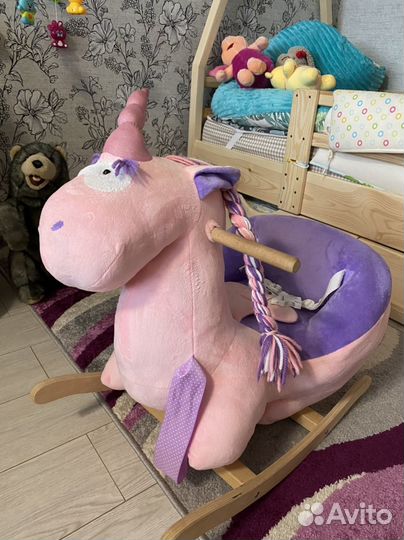 Детская лошадка качалка