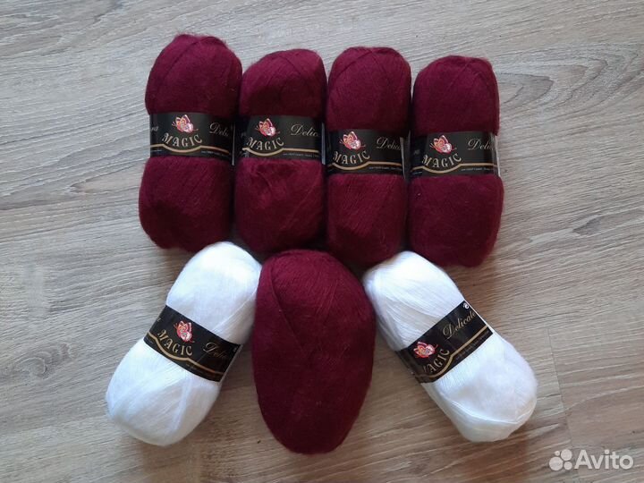 Пряжа Магик Delicate Angora (7шт)