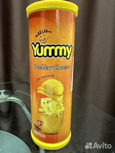 Чипсы Yummy Сыр Чеддер 150 грассыр