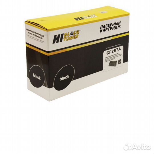 Черный, vt-7878, Картридж Hi-Black CF287A HP LJ M5