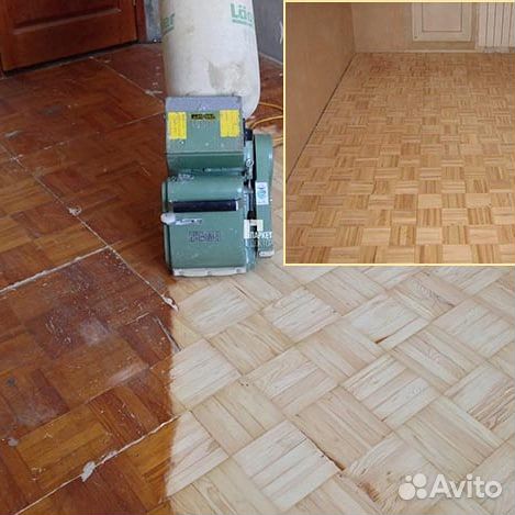 Шлифовка, циклёвка паркета. Ремонт полов