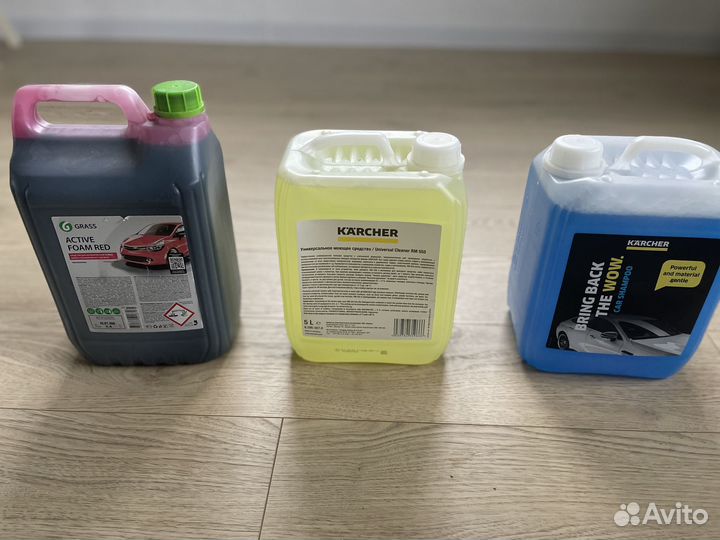 Автошампунь karcher, 5л. Новый запечатанный