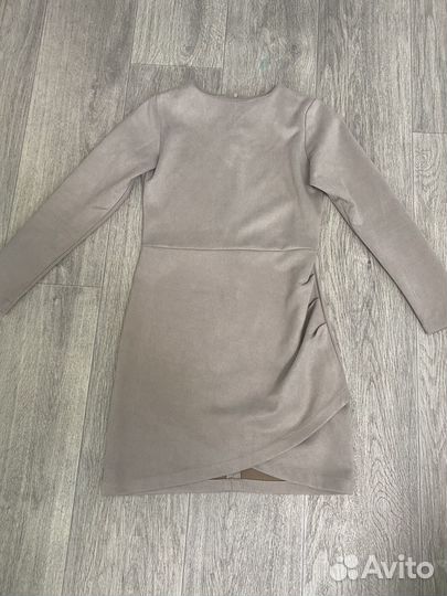 Платье замшевое