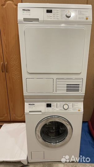 Комплект колонна стиральная машинка и сушка Miele