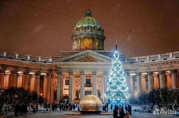 Тур в Санкт-Петербург на Новый год, 4 дня