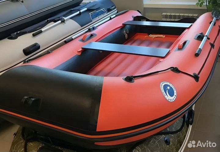 Лодка пвх Stormline Classic Air 335 оранжево-черна