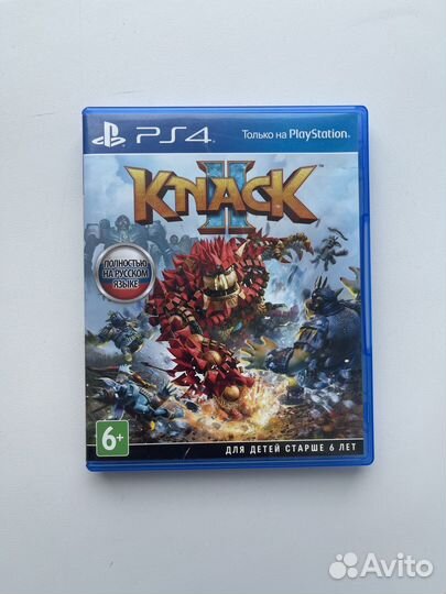 Диски на ps4 knack 2