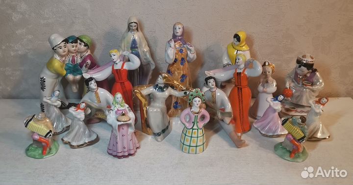 Фарфоровые статуэтки СССР лфз дулево