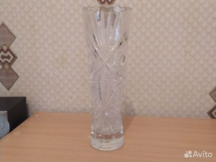 Ваза подарочная хрустальная