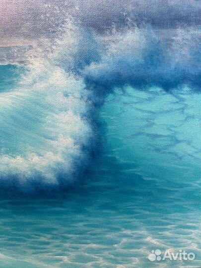 Картина маслом море пейзаж