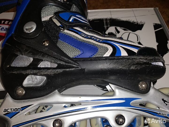 Коньки роликовые раздвижные TechTeam Action