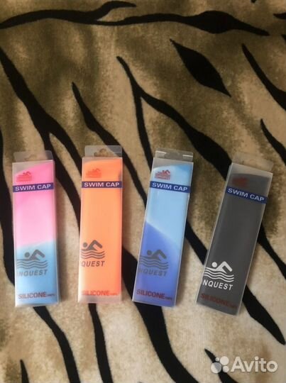 Шапки для плавания,взрослые,новые