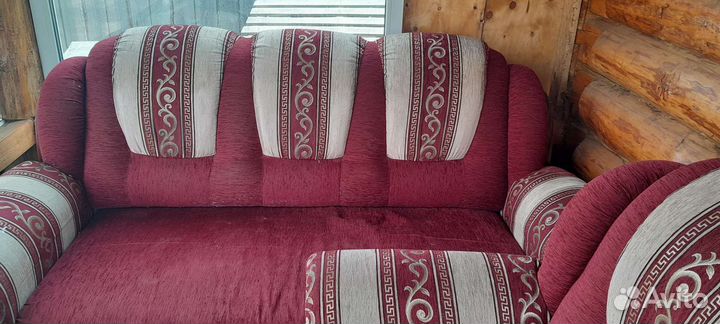 Диван и 2 кресла бу