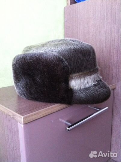 Шапка меховая мужская (нутрия)