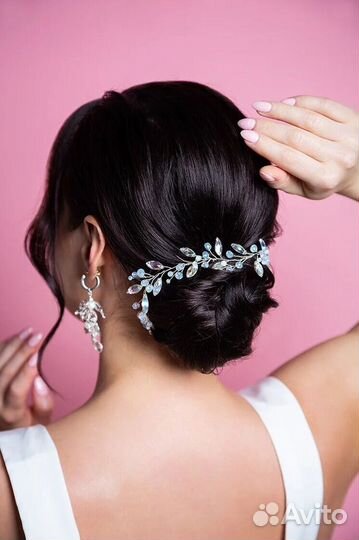 Украшение для волос. Свадебная прическа