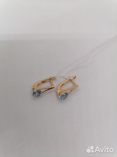 Золотые серьги