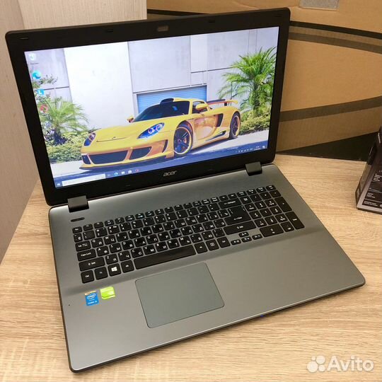 Мощный ноутбук Acer/i5/озу16гб/17”/GeForce/SSD