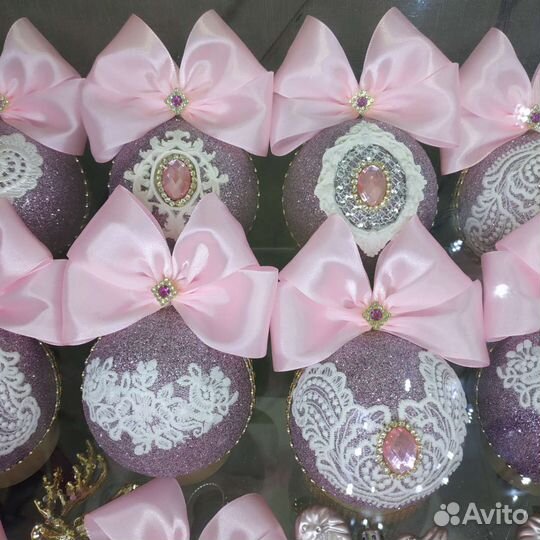 Шары ёлочные 16 игрушек в коробке