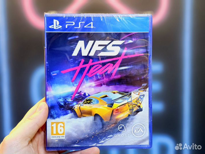 Новый диск ps4 ps5 Need For Speed Heat, на русском