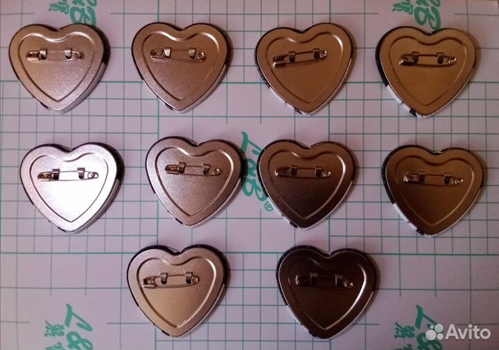 Значки сердечки