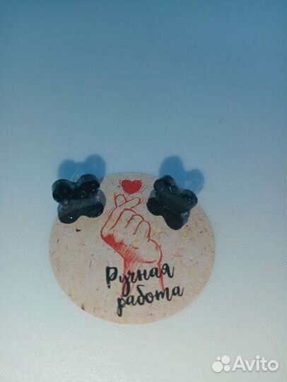 Серьги и гвоздики ручной работы