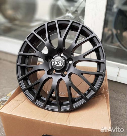 Диски KIA Hyundai R16 5x114,3 чёрный матовый