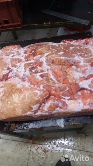 Легкое говяжье в брикетах для собак