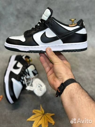 Nike SB Dunk air low 1 бело-черные разм. 44