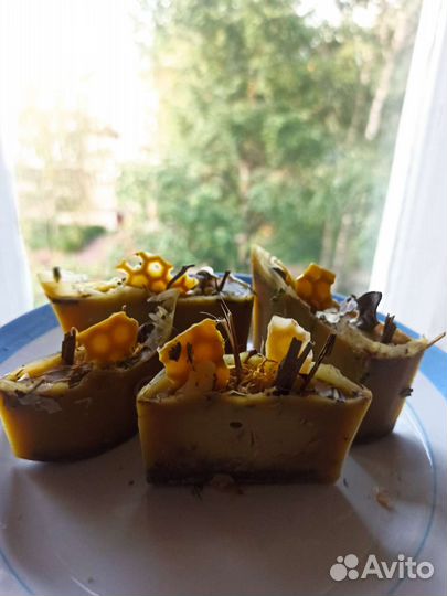 Свечи Дольки из натурального воска