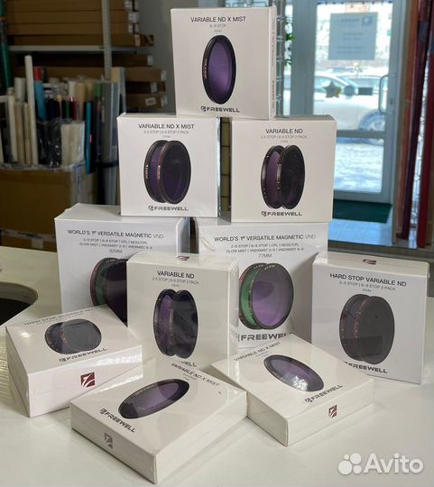 Комплект фильтров Freewell VND (2-5 6-9 stop) 77мм
