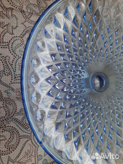 Вазы СССР цветное стекло и с надписью москва