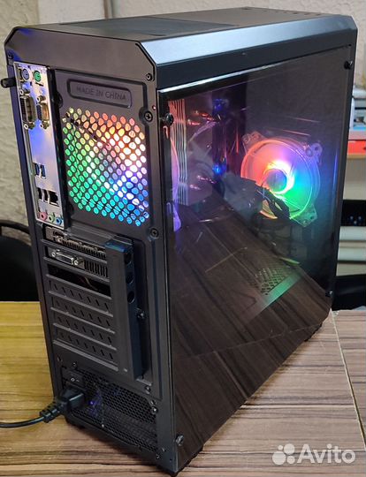 Игровой пк i3 9100F/16GB ddr4/RX 580