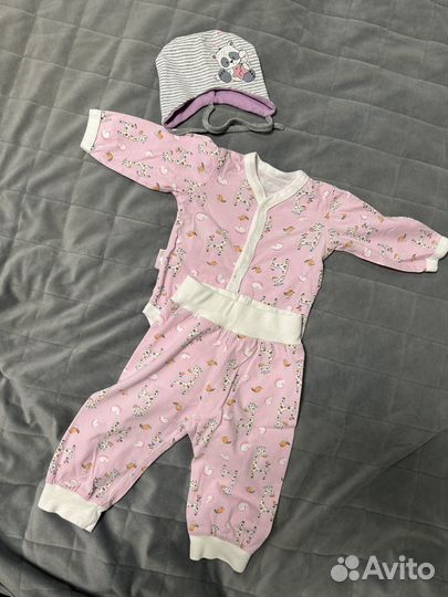 Детские вещи пакетом на девочку 62 68