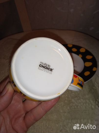 Кофейная пара, редкая, 2 кружки и 2 блюдца