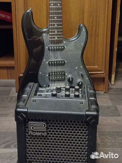 Электрогитара Squier affinity stratocaster+roland