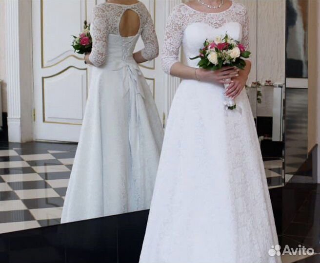 Свадебное платье 44-48