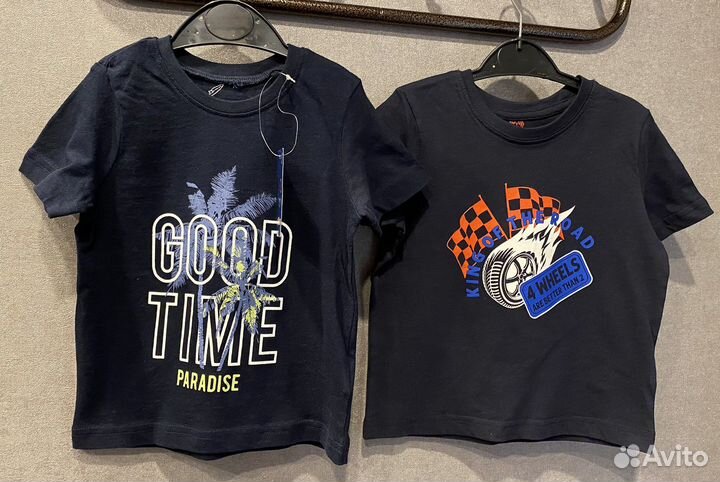 Футболки 86/92 новые 2 шт