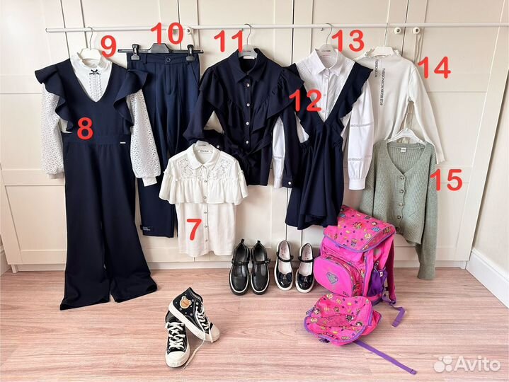 Школьная форма для девочки 146 синий